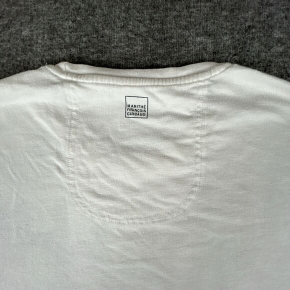 Marithe Francois Girbaud Graphic T-Shirt Mens Sz 2XL Paris NYC Spellout Y2K READ - Picture 5 of 10